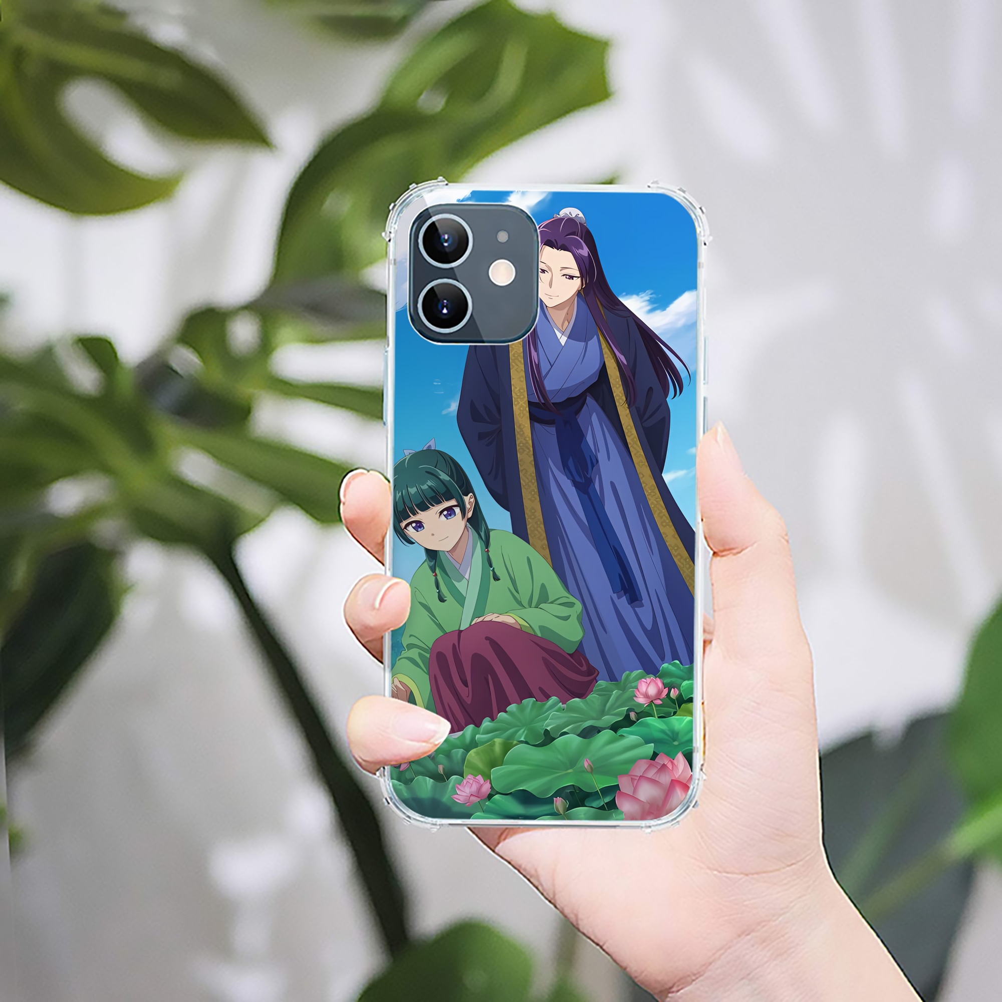 （画像用） 薬屋のひとりごと The Apothecary Diaries 【iPhone 12シリーズ対応】透明スマホケース（クリアソフトケース）